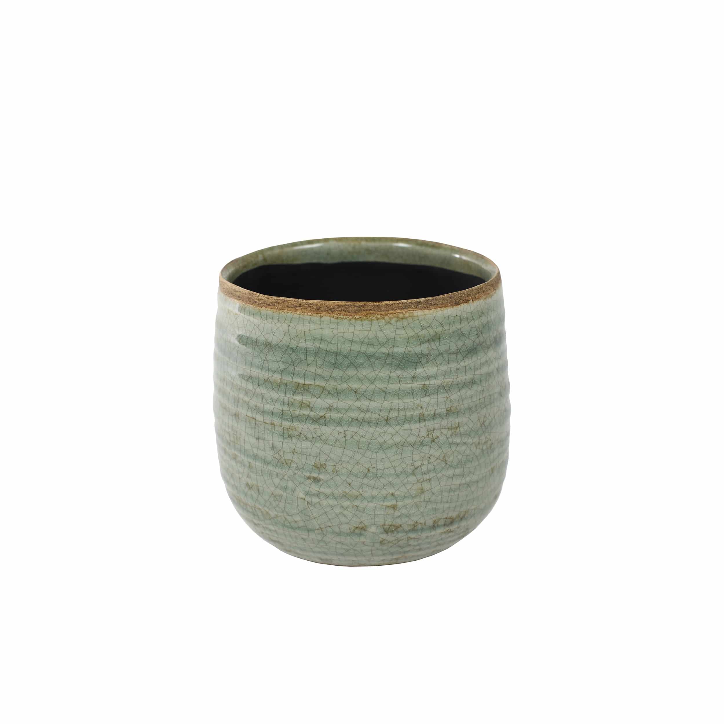 Keramik-Blumentopf Iris D12,5cm mint