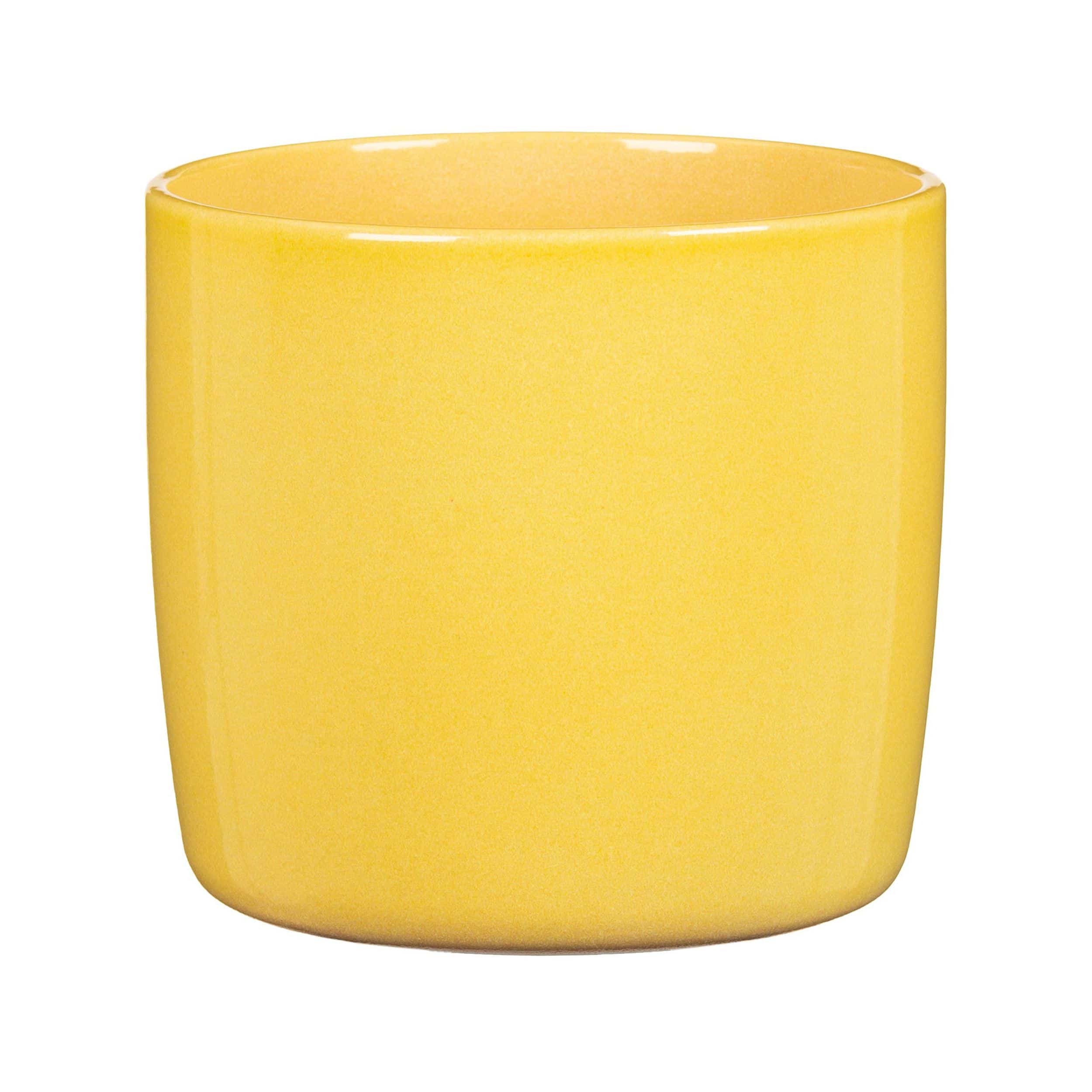Keramik-Blumentopf Solido D24 cm gelb
