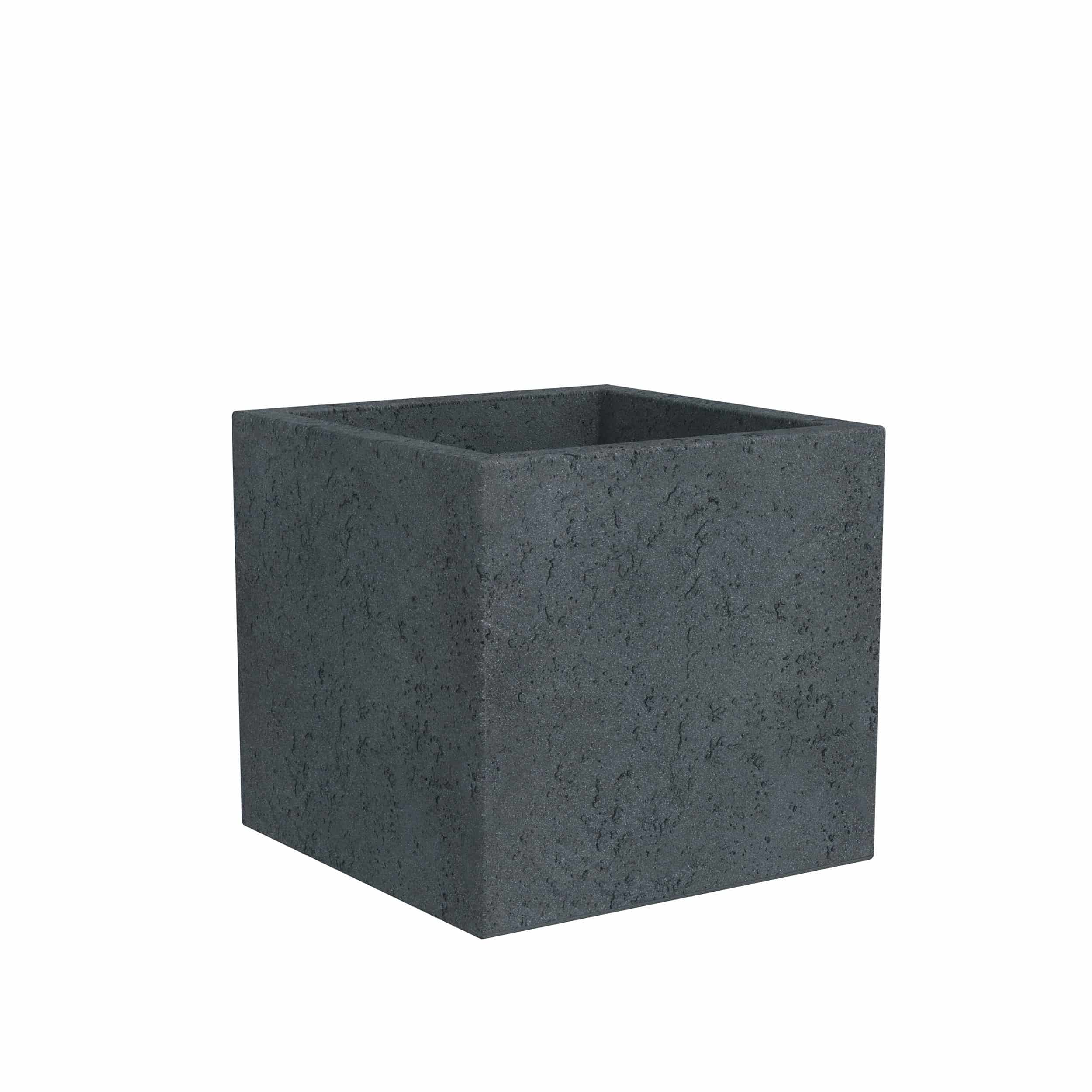 Pflanzgefäß C-Cube L40 cm schwarz