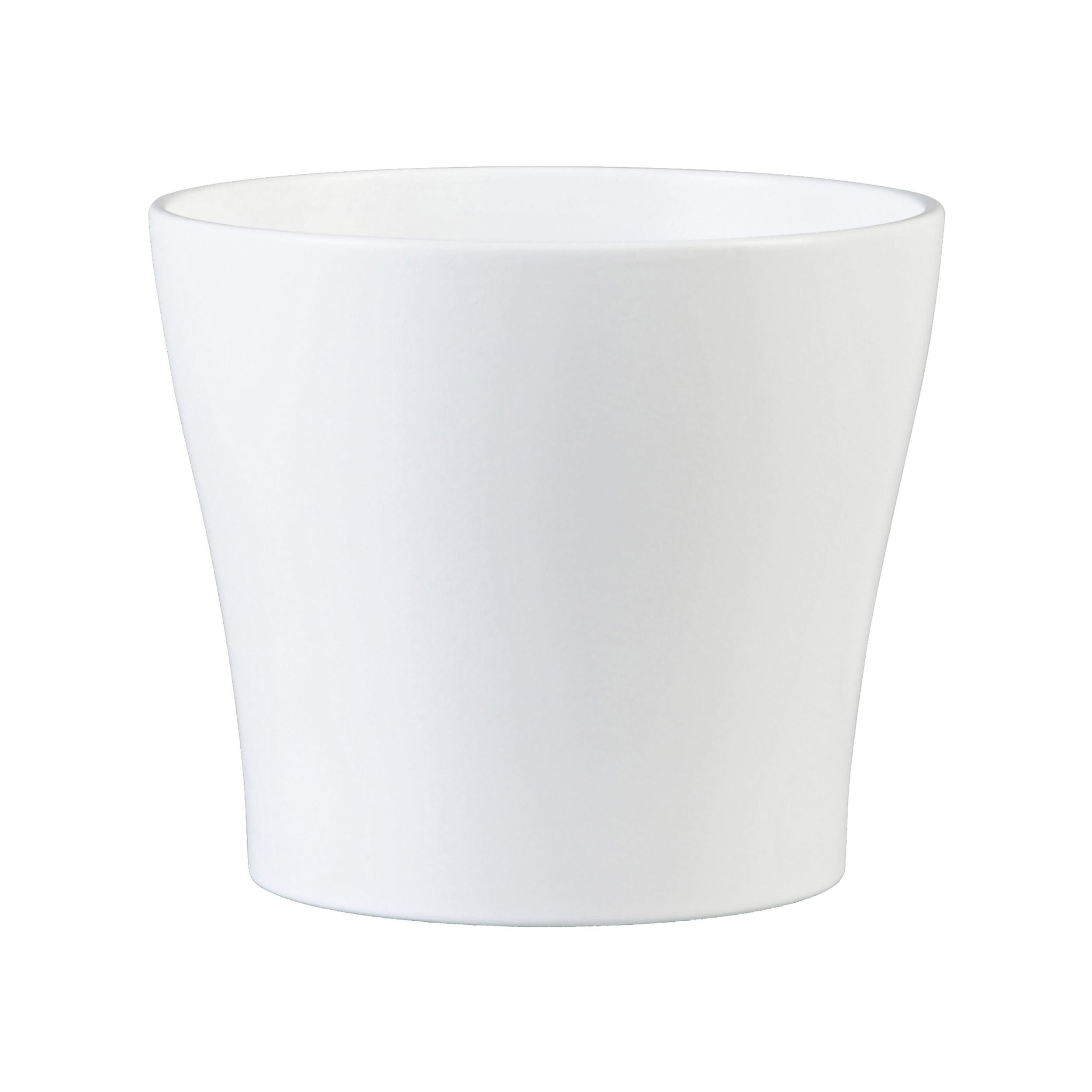 Keramik-Blumentopf 808 D27 cm weiß