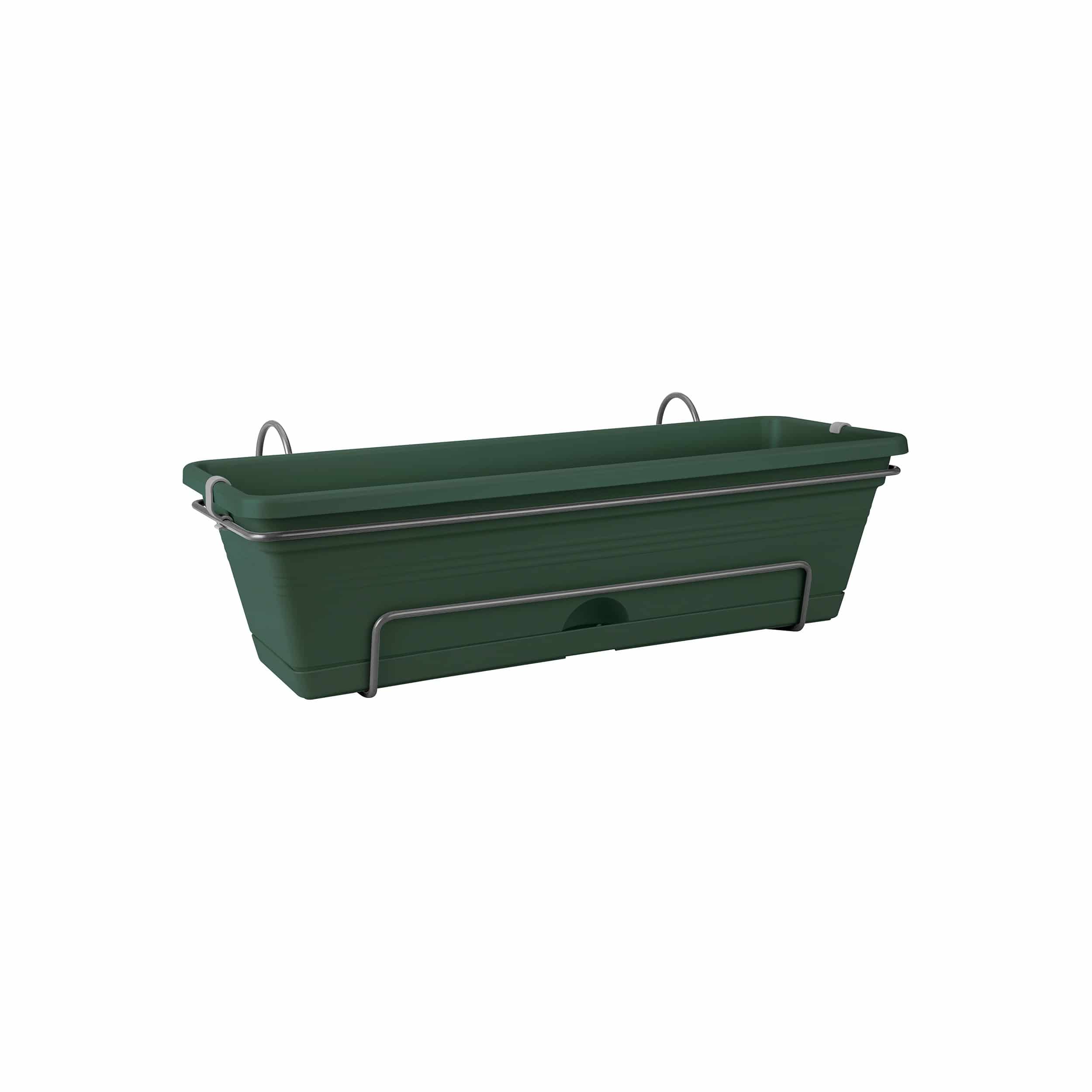 Blumenkasten-Set Green Basics Trough All-in-One L50cm laubgrün
