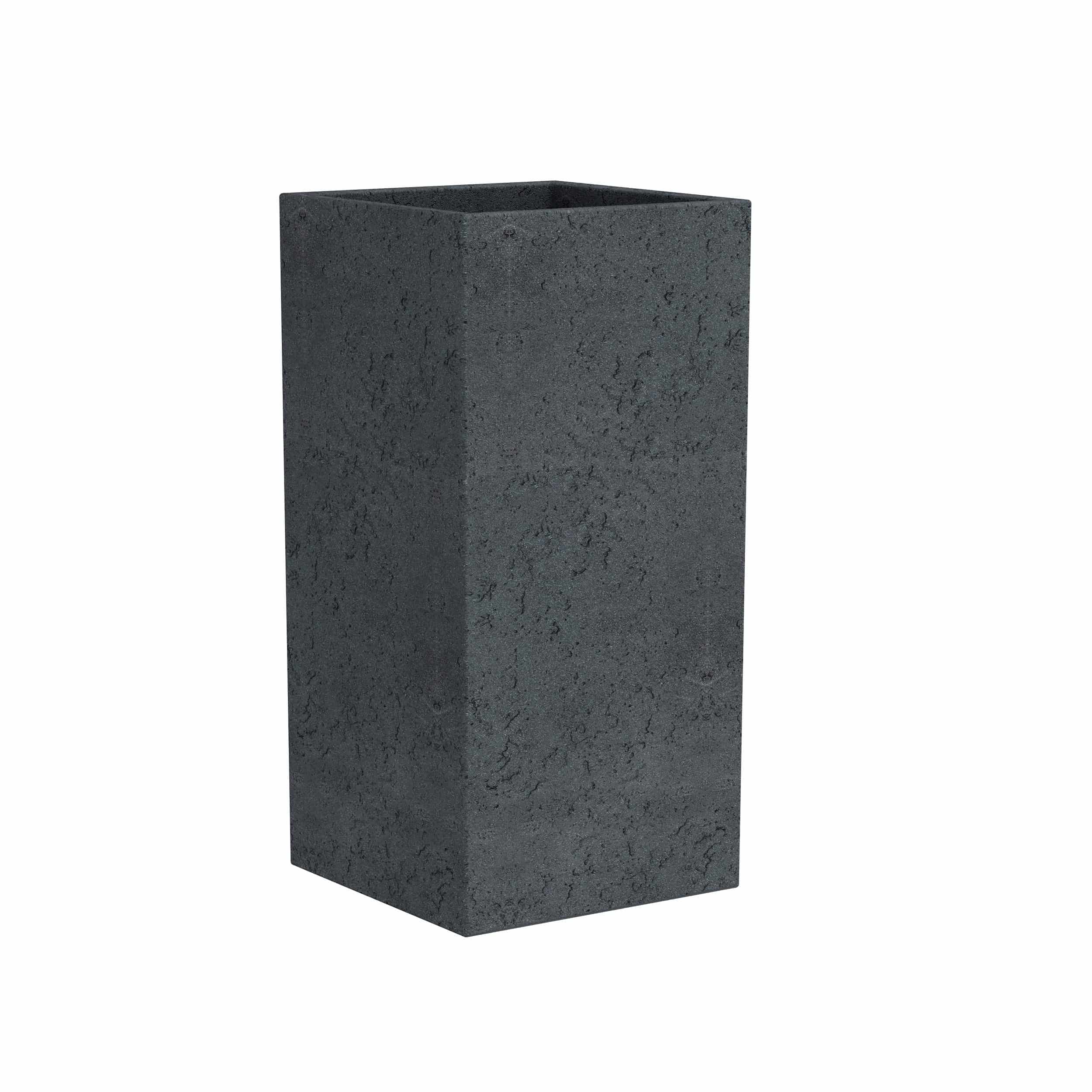 Pflanzsäule C-Cube High H54 cm schwarz
