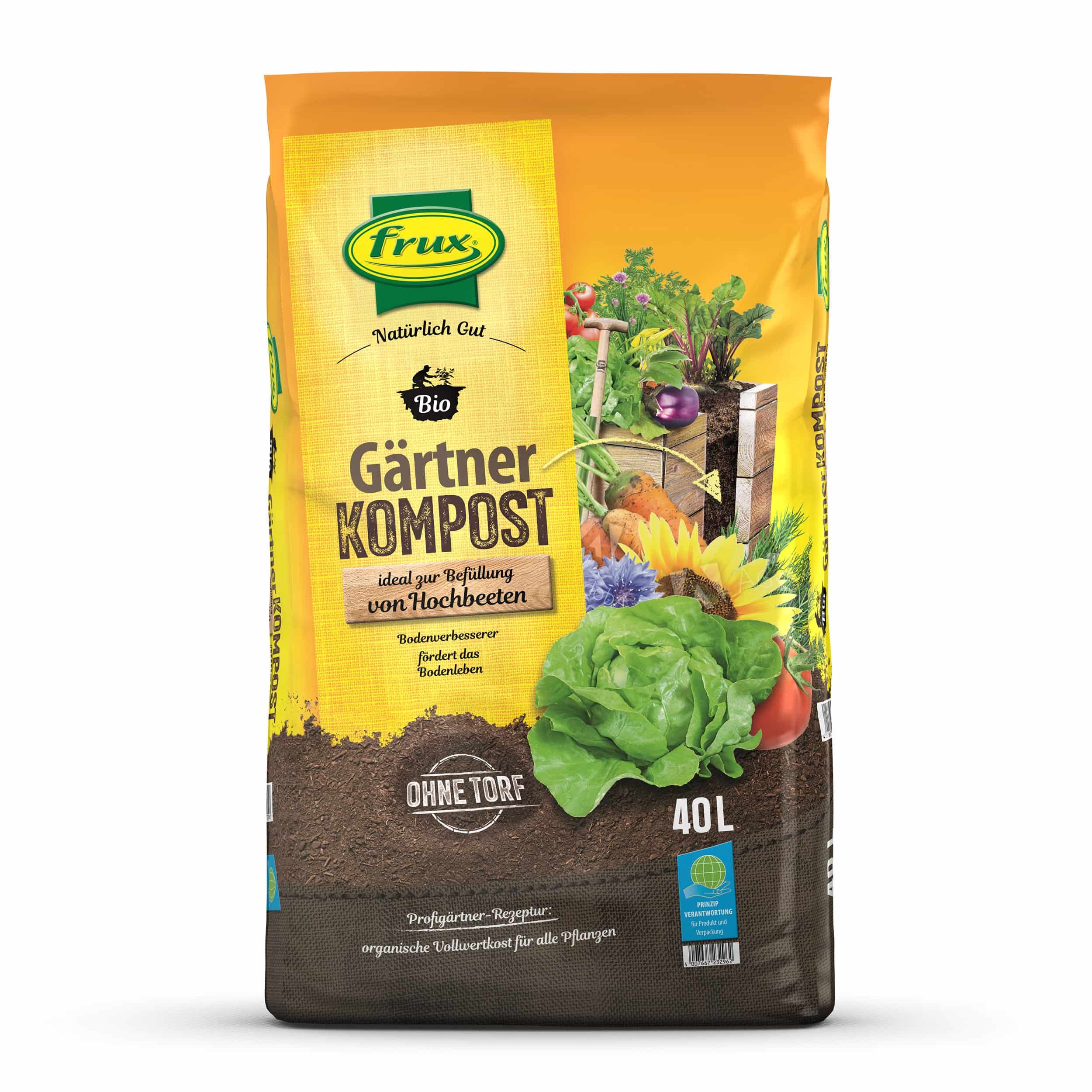 Bio Gärtner-Kompost – Bodenverbesserer 40 Liter