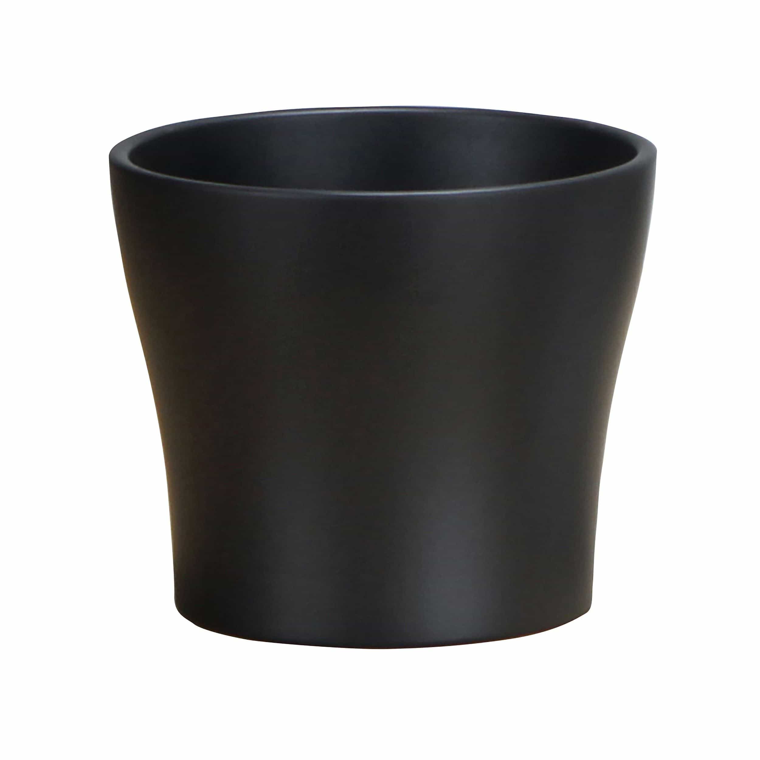 Keramik-Blumentopf 808 D24 cm anthrazit