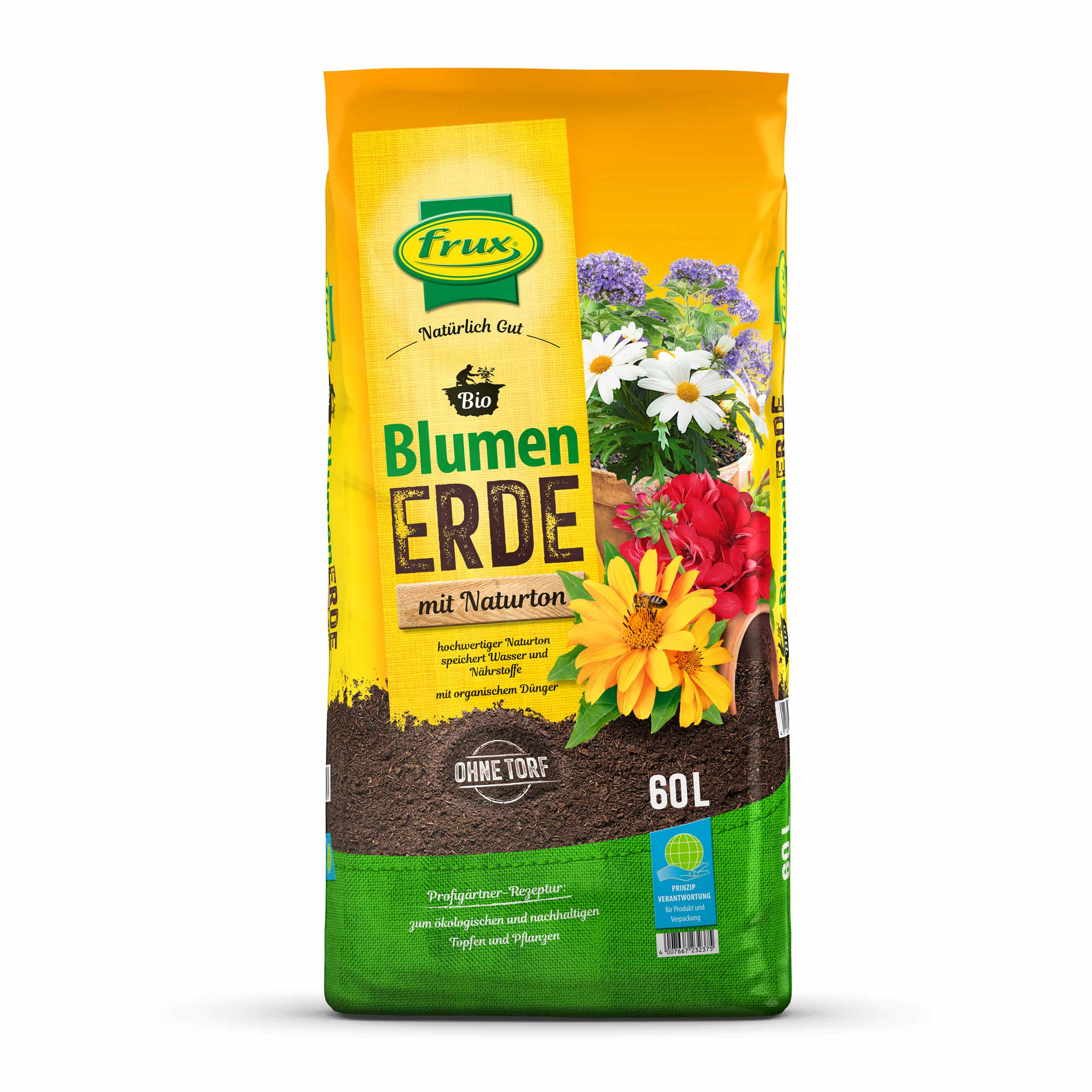 Bio Blumenerde -torffrei- 60 Liter