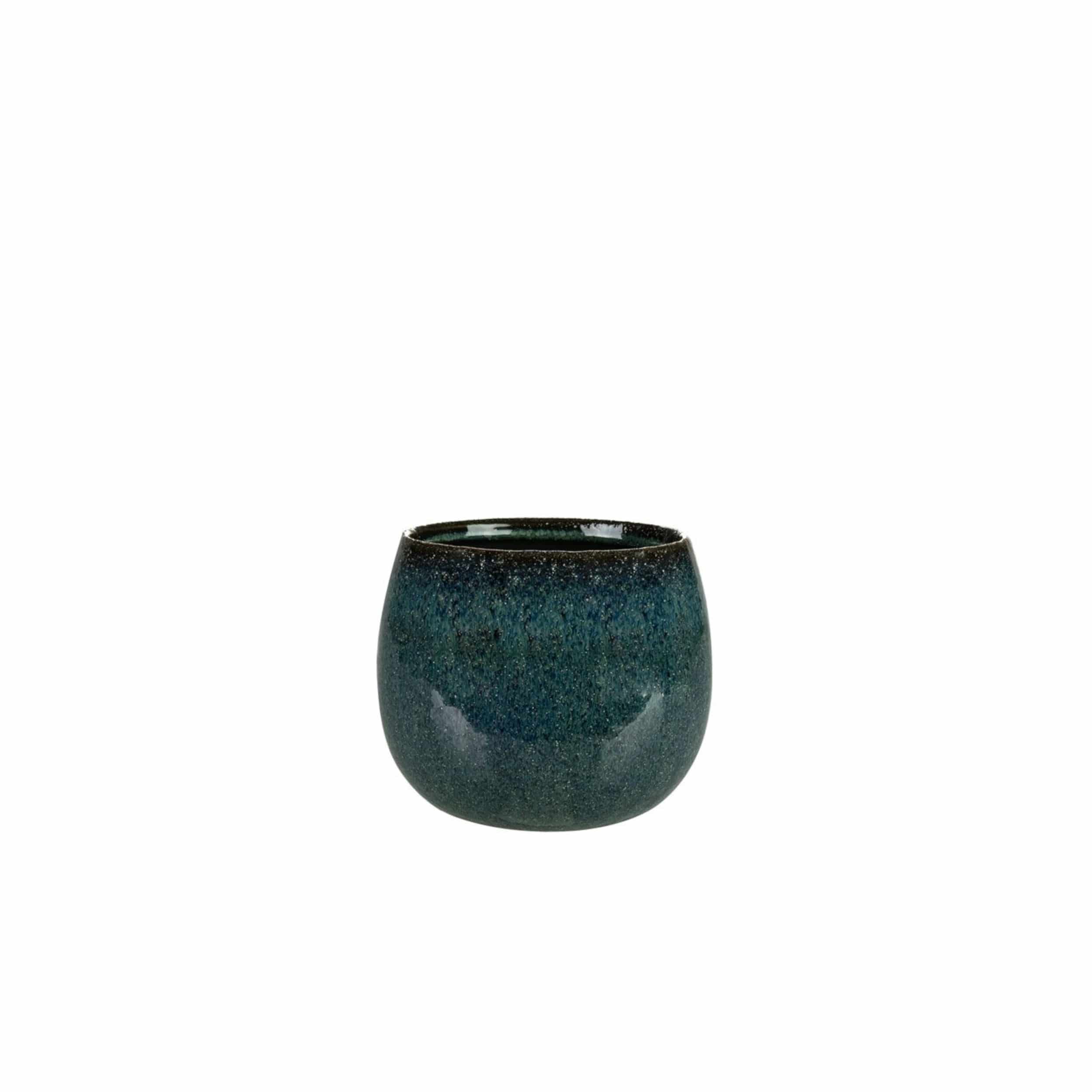 Keramik-Blumentopf Odile D19 cm petrol