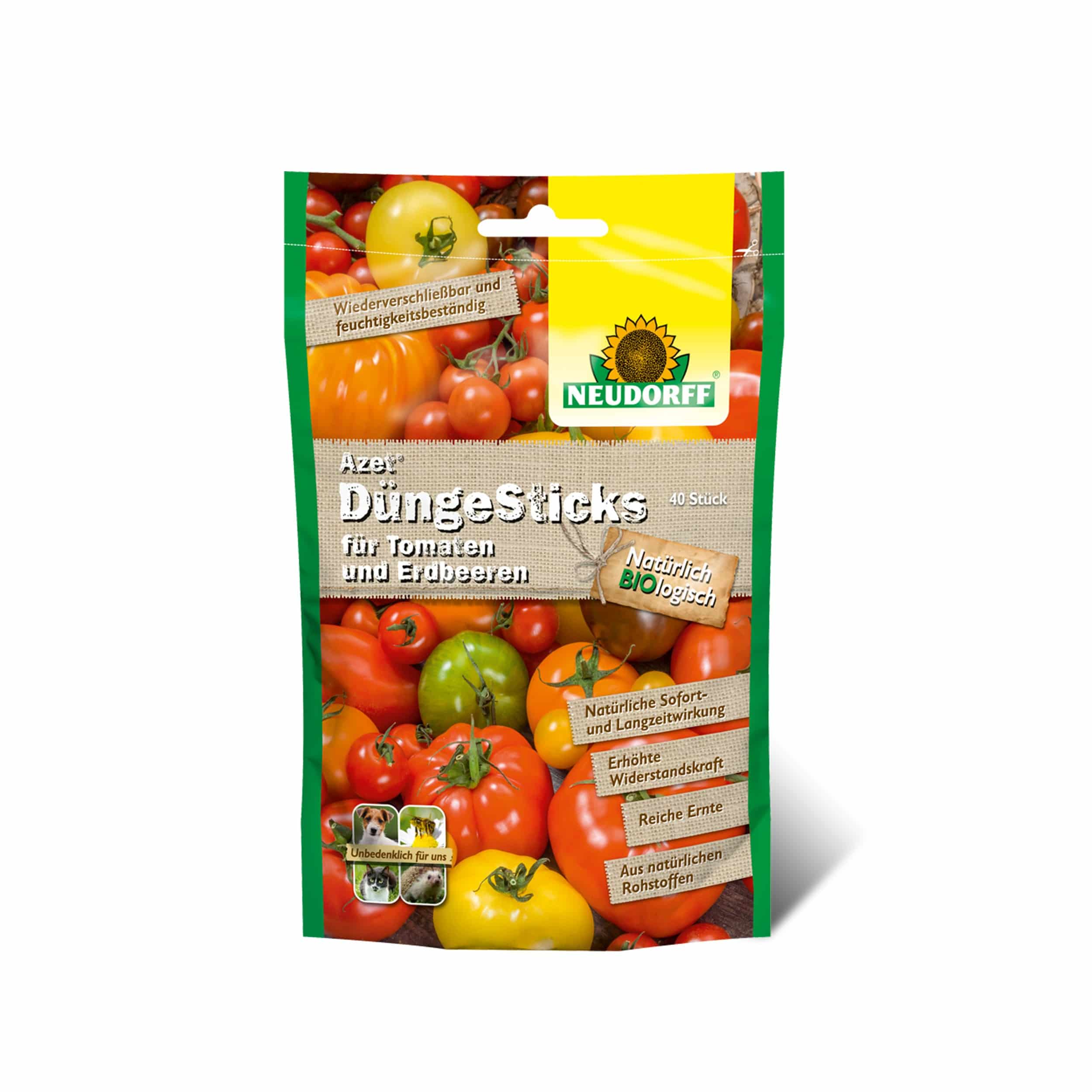 Azet DüngeSticks für Tomaten und Erdbeeren 40 Stück