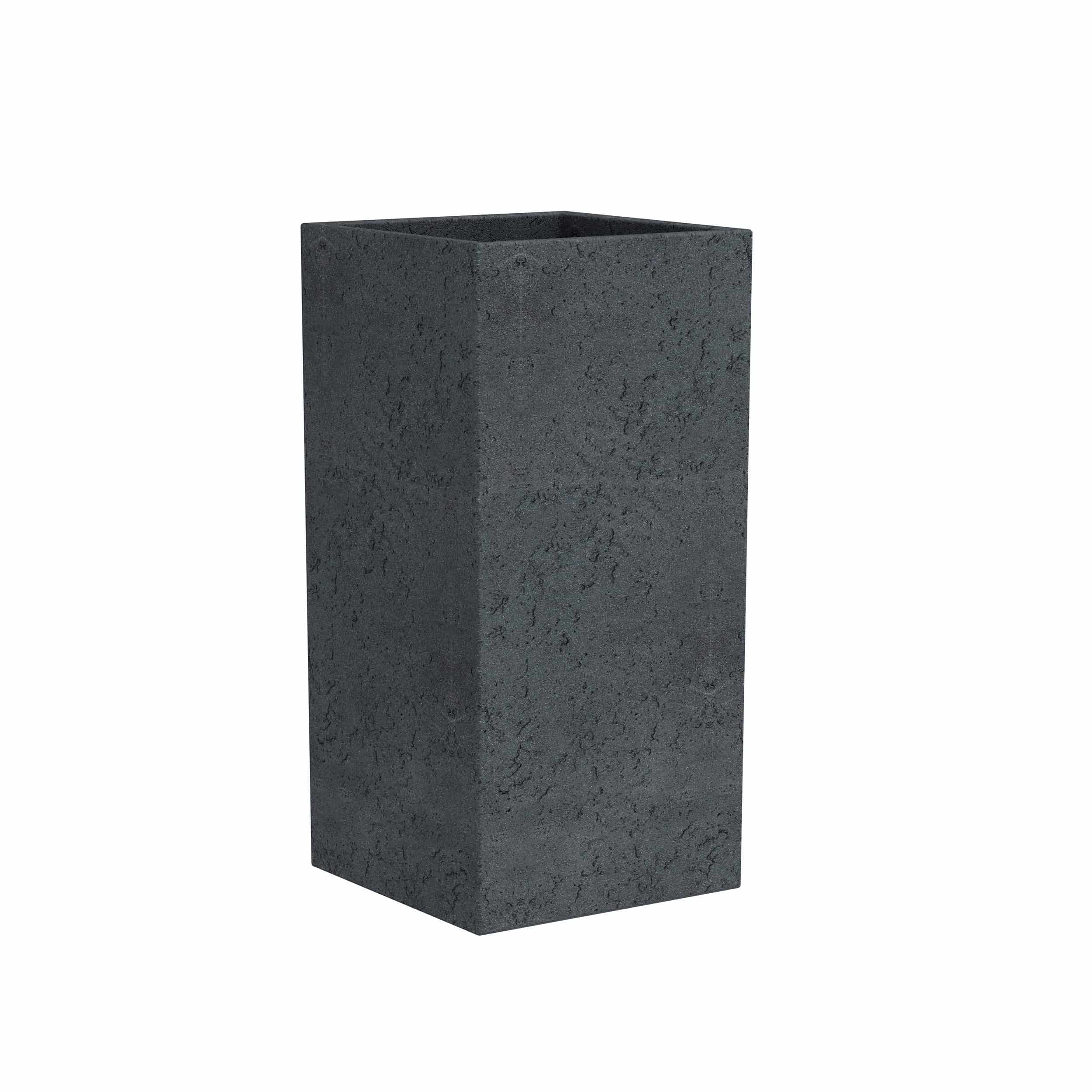 Pflanzsäule C-Cube High H48 cm schwarz