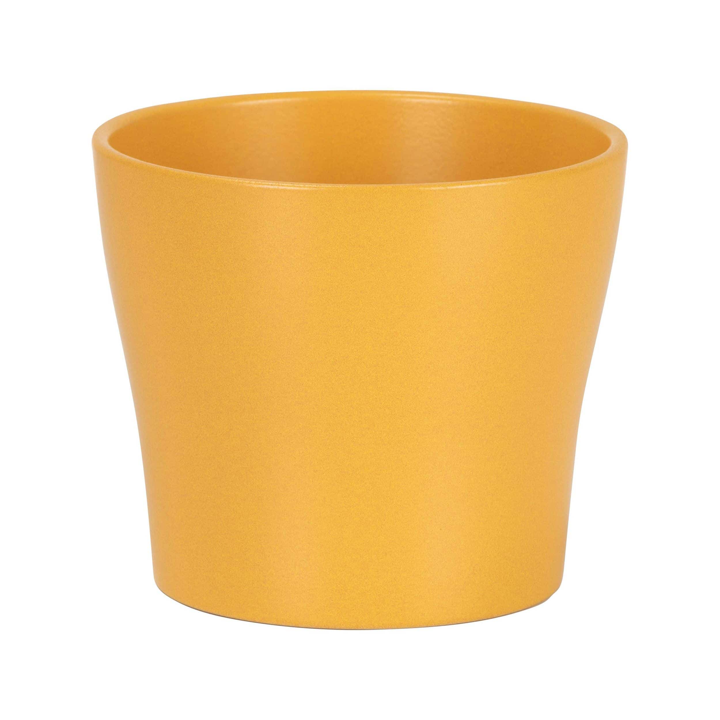 Keramik-Blumentopf 808 D21 cm curcuma