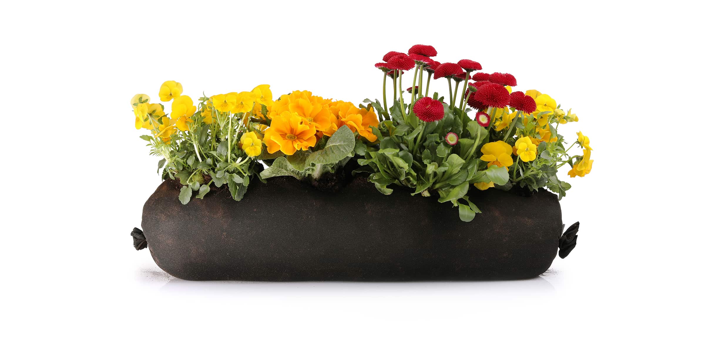 Frühlingsblumen-Bag für Lechuza Blumenkästen 45 cm rot/orange/gelb Halbschatten