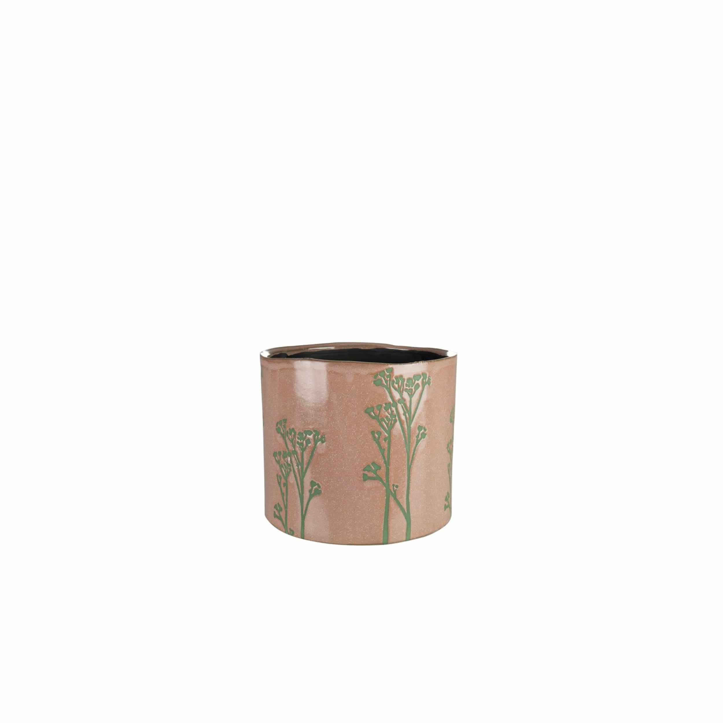 Keramik-Übertopf Cilla D17 cm rosa